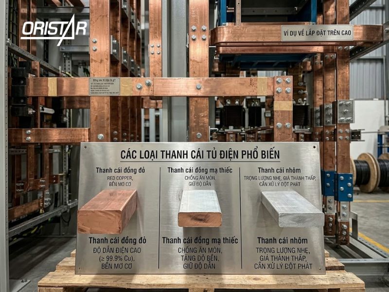 Các loại thanh cái tủ điện phổ biến